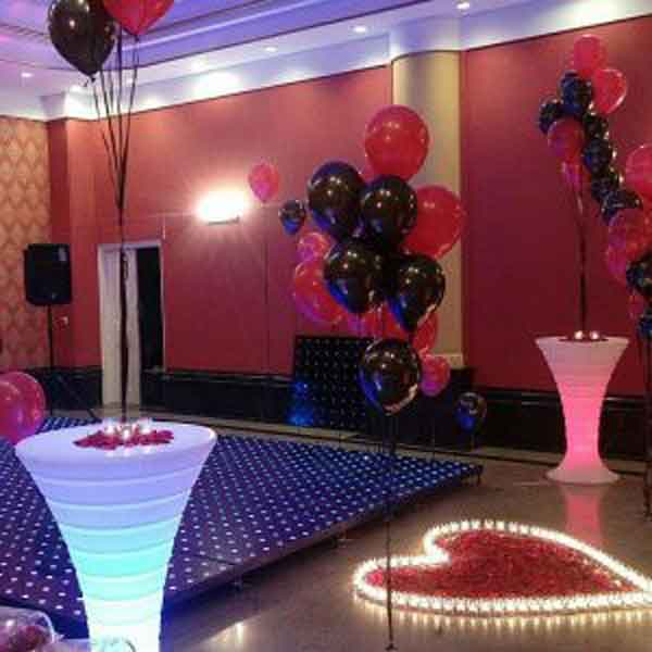 خدمات مجالس - میز ال ای دی پایه تلسکوپی