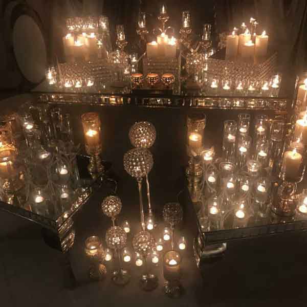 خدمات مجالس - شمعدان کریستال