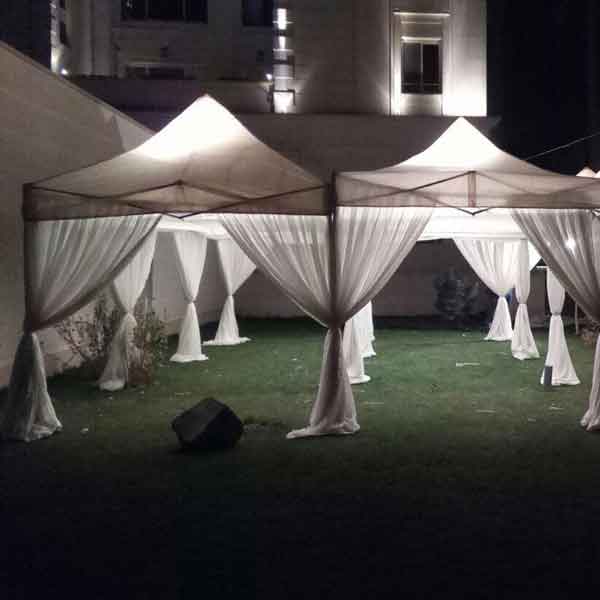 خدمات مجالس - آلاچیق کامل با نور