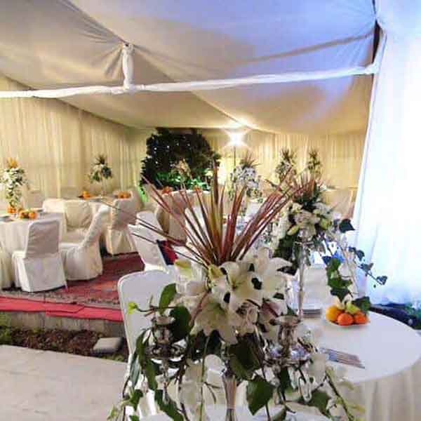 خدمات مجالس - چادر و داربست